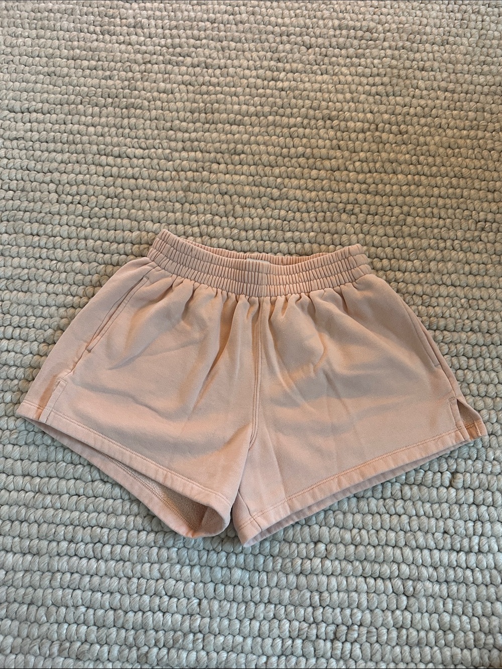 Abercrombie & Fitch Soft A&F Pink Fleece Sweat Shorts Size Small